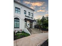 A modern, white-brick building with 'Park 108' displayed near the entrance and well-maintained landscaping at 108 Park Pl # 108, Atlanta, GA 30030
