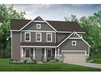 Charming two-story home with stone accents, covered front porch and a two-car garage at 149 Willow Bend Rd, Hiram, GA 30141