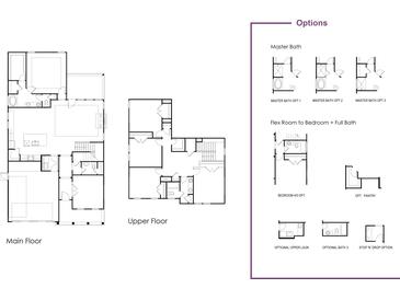 Two-story home floor plan showcasing main and upper levels at 1137 Happyland Blvd, Mount Pleasant, SC 29466