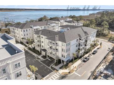 Aerial view of upscale apartment community with water access at 320 Longshore Street St # 1044, Charleston, SC 29492