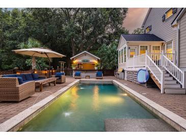 Inviting pool with patio and outdoor bar at 3168 Treadwell St, Mount Pleasant, SC 29466