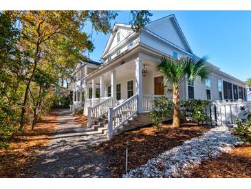 Two-story home with front porch and landscaped yard at 1525 Kepley Dr, Mount Pleasant, SC 29464