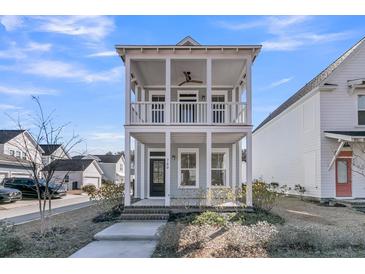 Two-story craftsman style home with front porch and landscaping at 760 Myrtle Branch St, Summerville, SC 29486