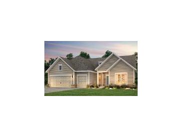 Two-story home with light brown siding, two-car garage, and landscaped lawn at 2086 Cousteau Ct, Johns Island, SC 29455