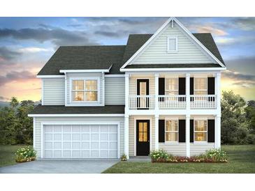 Two-story home featuring a neutral color palette, white trim, and a gray roof at 126 Lilac Grove Way, Summerville, SC 29486