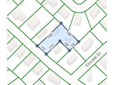 Image shows approximate property lines on the lot in the neighborhood with dimensions labeled at 1328 Erckmann Dr, Mount Pleasant, SC 29464