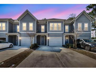 Charming townhome with a two-car garage and inviting entrance, perfect for modern living at 2322 Watchtower Ln, Charleston, SC 29414