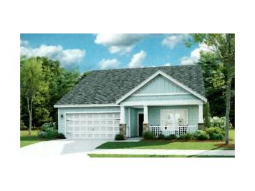 Charming single-Gathering home with a cozy front porch, a two-car garage, and manicured landscaping at 334 Pine Crest View Dr, Summerville, SC 29486