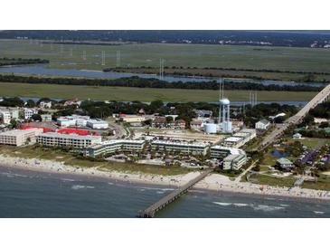 Coastal view of the community and its beautiful surroundings, featuring beach access and nearby waterways at 1300 Ocean Blvd # 221, Isle of Palms, SC 29451