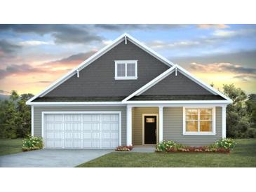 Charming single-Gathering home with a one-car garage, manicured lawn, and covered front porch at 2278 Macallan Blvd, Ravenel, SC 29470