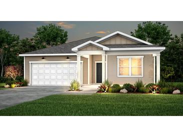 Charming one-story home with a two-car garage, landscaped yard, and neutral-colored siding at 203 West Bradford Pointe Dr, Summerville, SC 29483