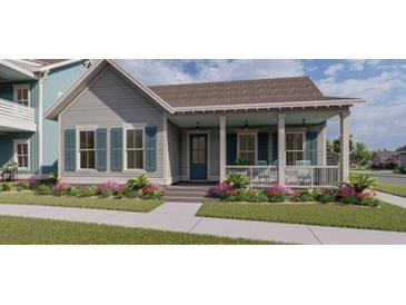 Charming single-story home featuring a welcoming front porch and beautiful landscaping at 248 Clearpath Dr, Summerville, SC 29486