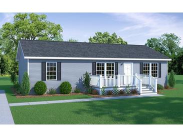 Charming single-story home with a welcoming front porch, neat landscaping, and classic curb appeal at 142-11 Donald Ln, Bonneau, SC 29431