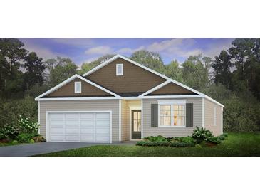 Charming single-Gathering home with a two-car garage and neutral siding at 260 Wild Strawberry Ln, Moncks Corner, SC 29461