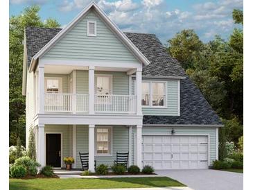 Charming two-story home with a welcoming front porch and attached two-car garage at 191 Belfort Pl, Summerville, SC 29486