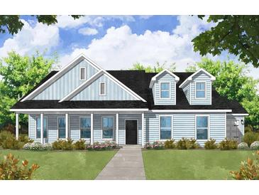 Charming single-story home with a welcoming front porch and classic architectural details at 1964 Central Ave, Summerville, SC 29483