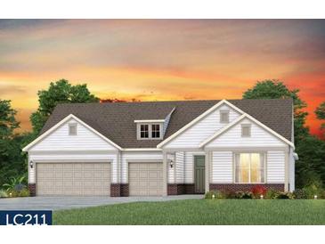 Charming single-story home featuring a two-car garage, dormer window, and professionally landscaped yard at 756 Spring Highlands Dr, Summerville, SC 29486