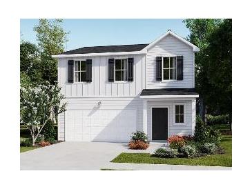 Charming two-story home featuring a well-maintained lawn and an attached single-car garage at 639 Culpepper St, Summerville, SC 29486