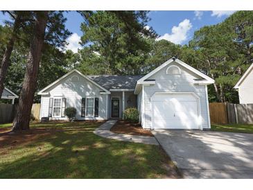 Charming single-story home featuring a well-manicured lawn and attached one car garage in a desirable neighborhood at 714 Alwyn Blvd, Summerville, SC 29485