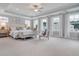 Luxurious main bedroom with high ceilings, multiple windows and plenty of light at 173 Fiddleback Dr, Summerville, SC 29486
