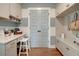 Bright laundry room with built-in desk and storage at 173 Fiddleback Dr, Summerville, SC 29486