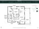 Two-bedroom, two-and-a-half bath floor plan; 1536 sq ft at 609 King St # 607, Charleston, SC 29403