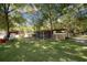 Chicken coop and animal enclosure in a wooded area at 175 Maria Stuart Ln, Varnville, SC 29944