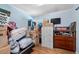 Room with various boxes, furniture, and personal items at 175 Maria Stuart Ln, Varnville, SC 29944