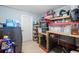 Laundry room and storage area with shelving and plenty of space at 175 Maria Stuart Ln, Varnville, SC 29944