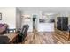 Open concept living and kitchen with easy flow at 175 Maria Stuart Ln, Varnville, SC 29944