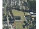 Aerial view of property with pond, located near residential area at 1501 Central Ave, Summerville, SC 29483