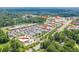Aerial view of shopping center with Publix and other stores at 1501 Central Ave, Summerville, SC 29483