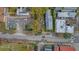 Aerial view showing home's location and nearby parking at 190 Coming St, Charleston, SC 29403