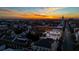 Sunset aerial view featuring Charleston architecture, cityscape, and waterfront scenery at 29 Broad St # C, Charleston, SC 29401