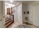 Finished basement with staircase, storage, and seating area at 633 Barbados Dr, Charleston, SC 29492