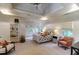 Bright bedroom with high ceilings and a sitting area at 633 Barbados Dr, Charleston, SC 29492