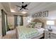 Spacious bedroom with a comfortable bed and soothing decor at 633 Barbados Dr, Charleston, SC 29492
