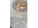 Close-up view of a beautiful bubble chandelier at 633 Barbados Dr, Charleston, SC 29492