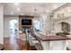 Gourmet kitchen boasts a large island, custom cabinetry, and high-end appliances at 633 Barbados Dr, Charleston, SC 29492