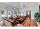 Living room with sectional sofa and access to backyard at 633 Barbados Dr, Charleston, SC 29492