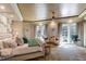 Luxurious main bedroom with access to pool and patio at 633 Barbados Dr, Charleston, SC 29492