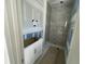 New bathroom featuring tiled shower and vanity with white cabinets and modern fixtures at 1552 John Fenwick Ln, Johns Island, SC 29455