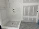 Modern bathroom with a custom tiled shower and white subway tile surround at 1556 John Fenwick Ln, Johns Island, SC 29455