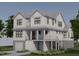 Two-story home with white siding, multiple balconies, and attached garage at 3806 Cameron Blvd, Isle of Palms, SC 29451