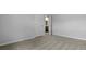 This bedroom has neutral carpet, gray walls, and white doors at 148 Morning View Way, Moncks Corner, SC 29461