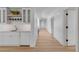 Hallway with countertops, storage, and sink shows the elegant design at 34 Waterway Island Dr, Isle of Palms, SC 29451