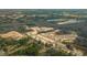 Aerial view of new homes under construction in a wooded area at 132 Morning View Way, Moncks Corner, SC 29461
