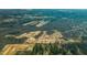 Aerial view of a new community with ongoing construction and tree lined perimeter at 132 Morning View Way, Moncks Corner, SC 29461