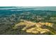 Aerial view of new homes under construction in a wooded area at 132 Morning View Way, Moncks Corner, SC 29461