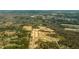 Aerial view showing new homes nestled in a natural setting near a town at 132 Morning View Way, Moncks Corner, SC 29461